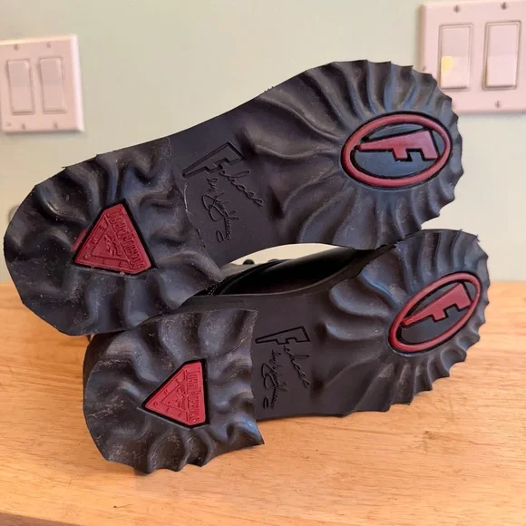 Fluevog Jessamy Knee-High Lace-Up Boots Size 6.5 - Picture 11 of 15